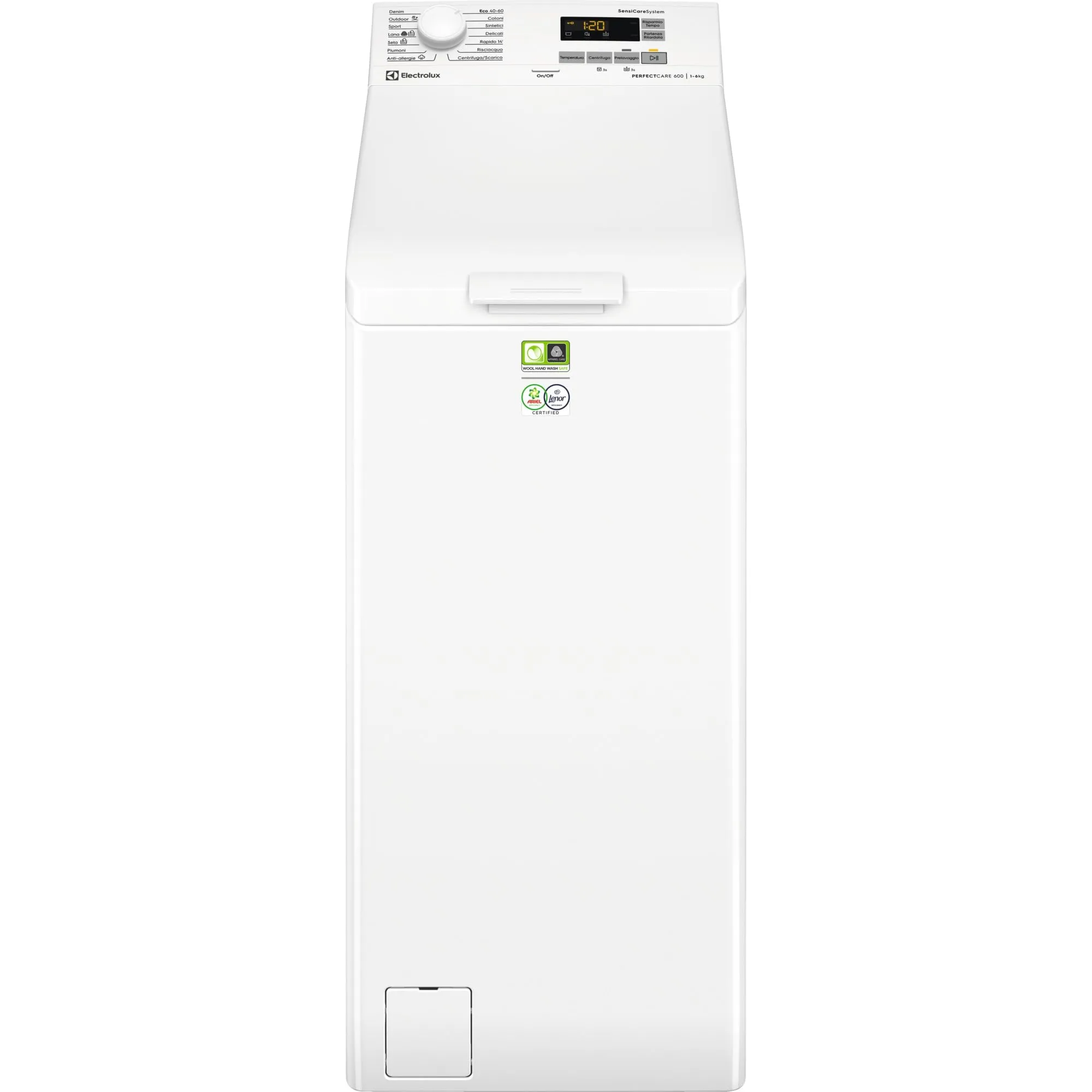 Electrolux EW6T526C Lavatrice Carica dall'Alto 6 kg SensiCare Display LED - immagine 1