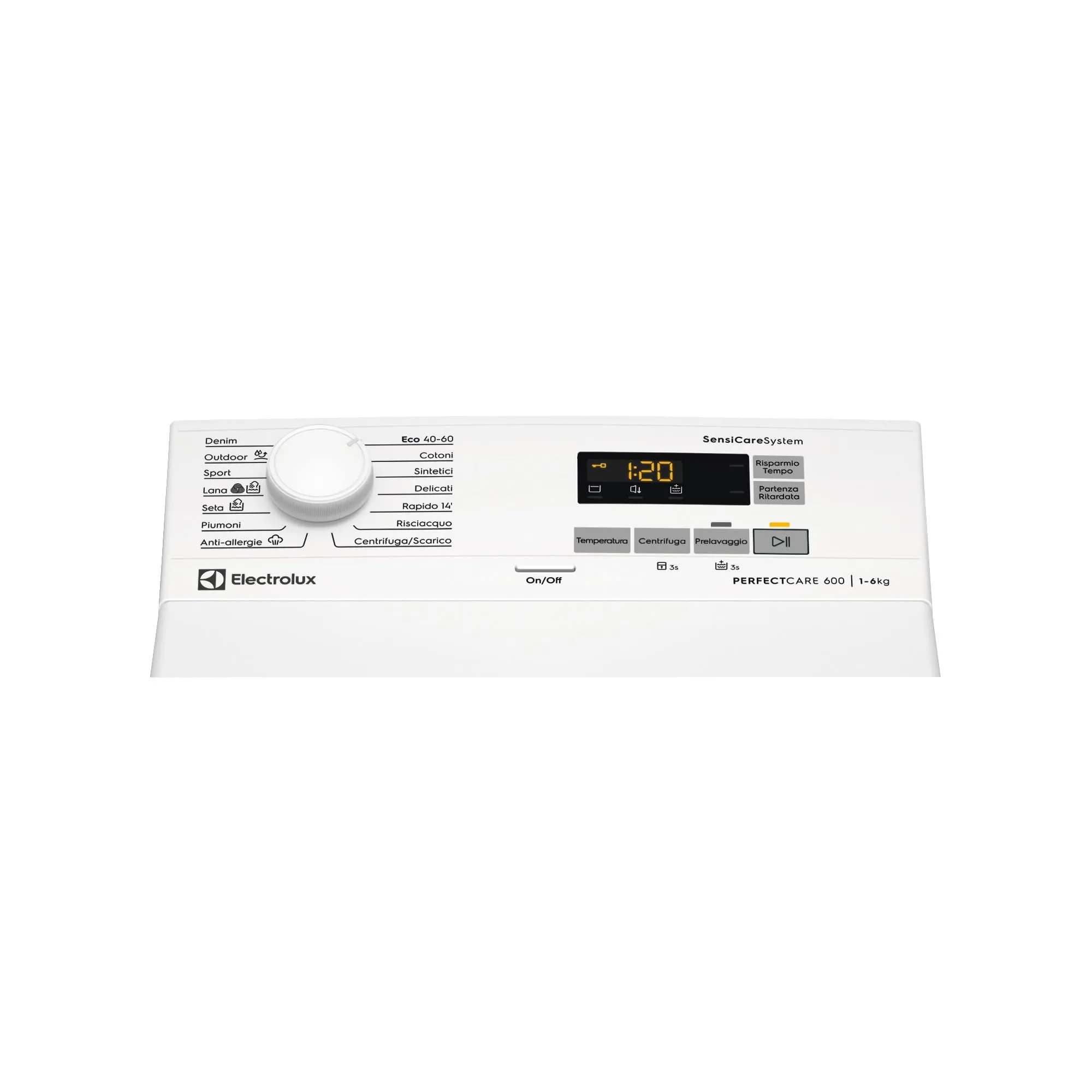 Electrolux EW6T526C Lavatrice Carica dall'Alto 6 kg SensiCare Display LED - immagine 2