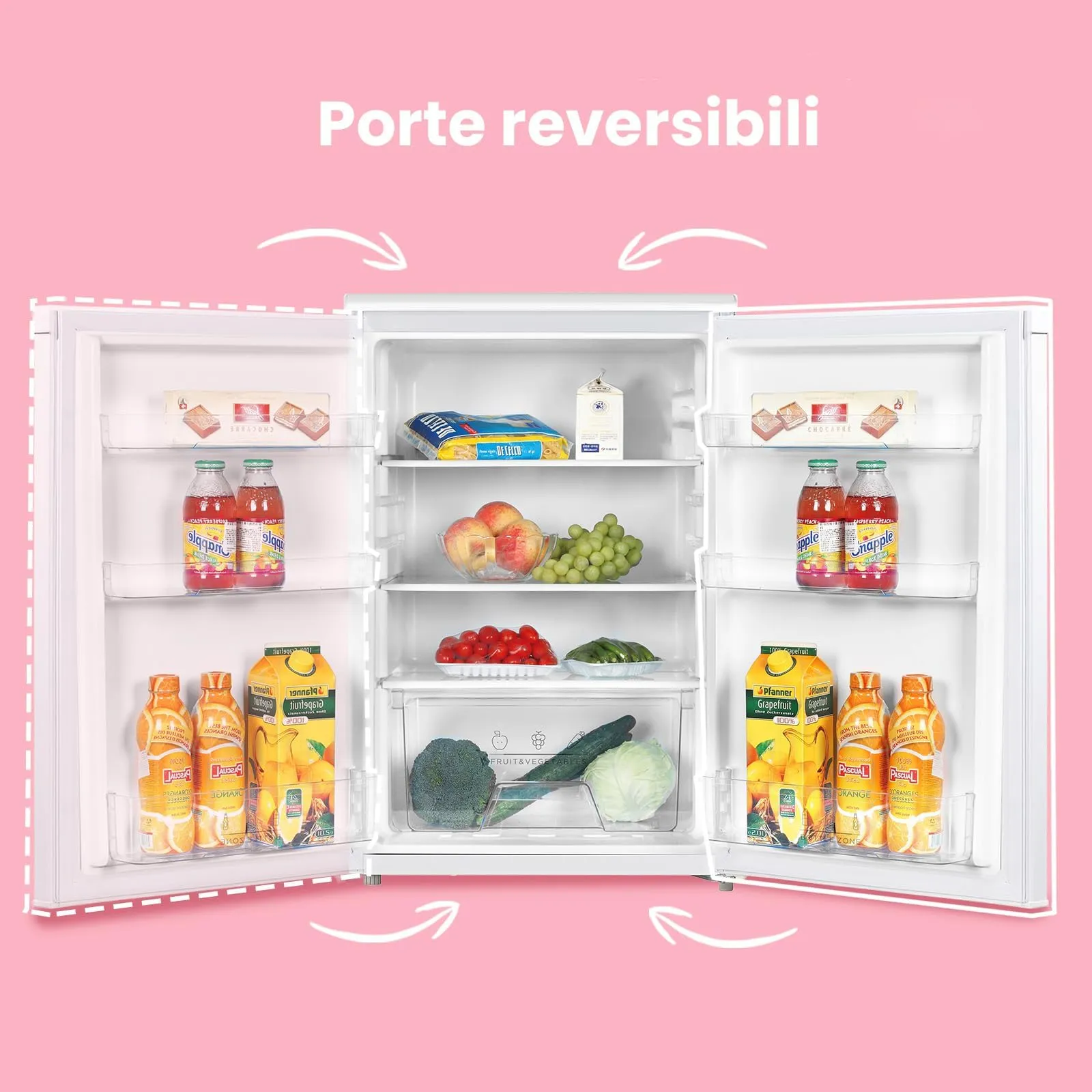 COMFEE' Mini Frigo 131L senza Congelatore Bianco RCD133WH3(E) - immagine 2