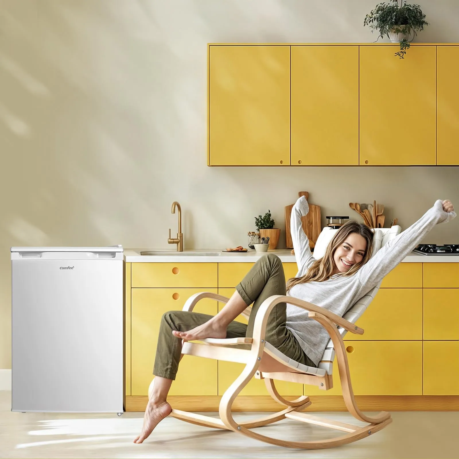 COMFEE' Mini Frigo 131L senza Congelatore Bianco RCD133WH3(E) - immagine 8