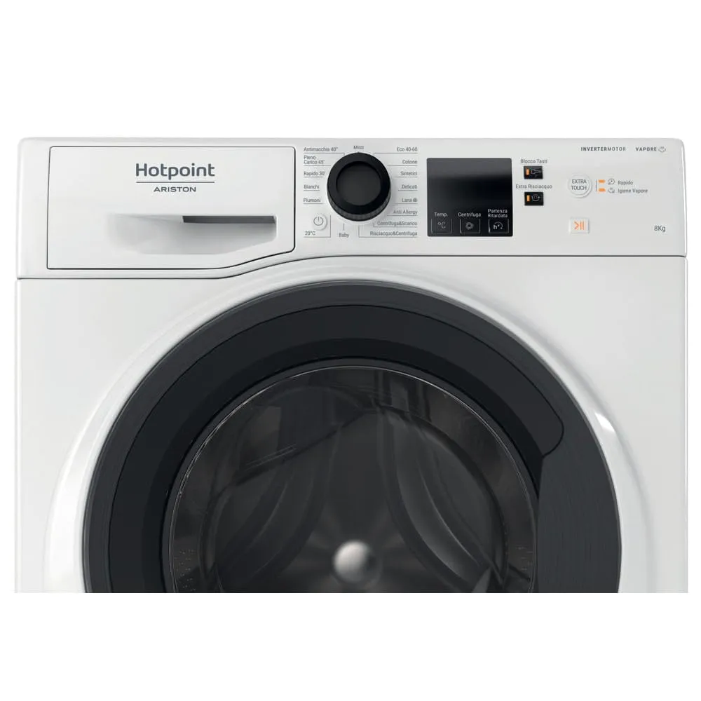 Hotpoint NF86WK IT Lavatrice 8 Kg Bianco - immagine 3