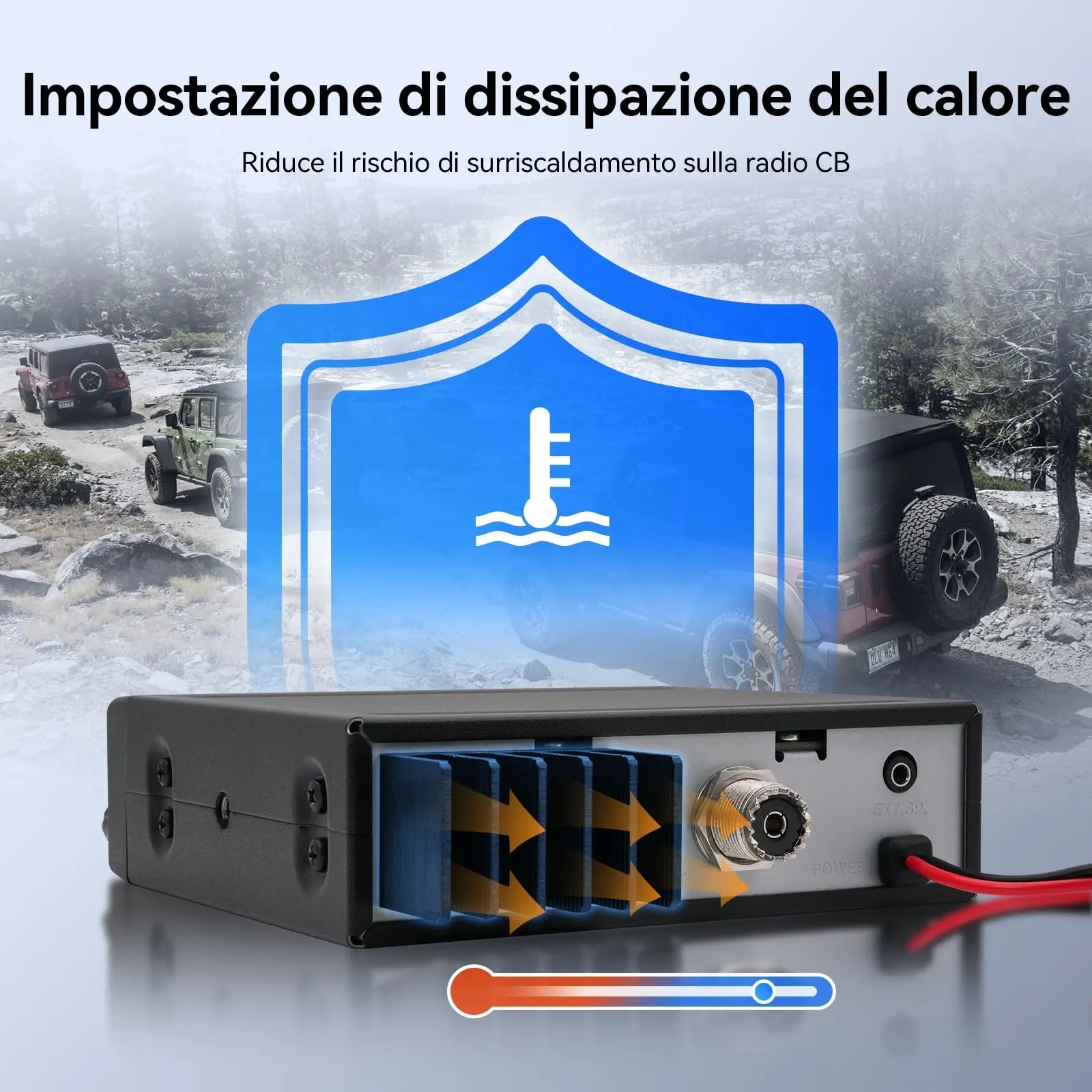 Retevis MB63A CB Radio AM FM with Antenna - immagine 4