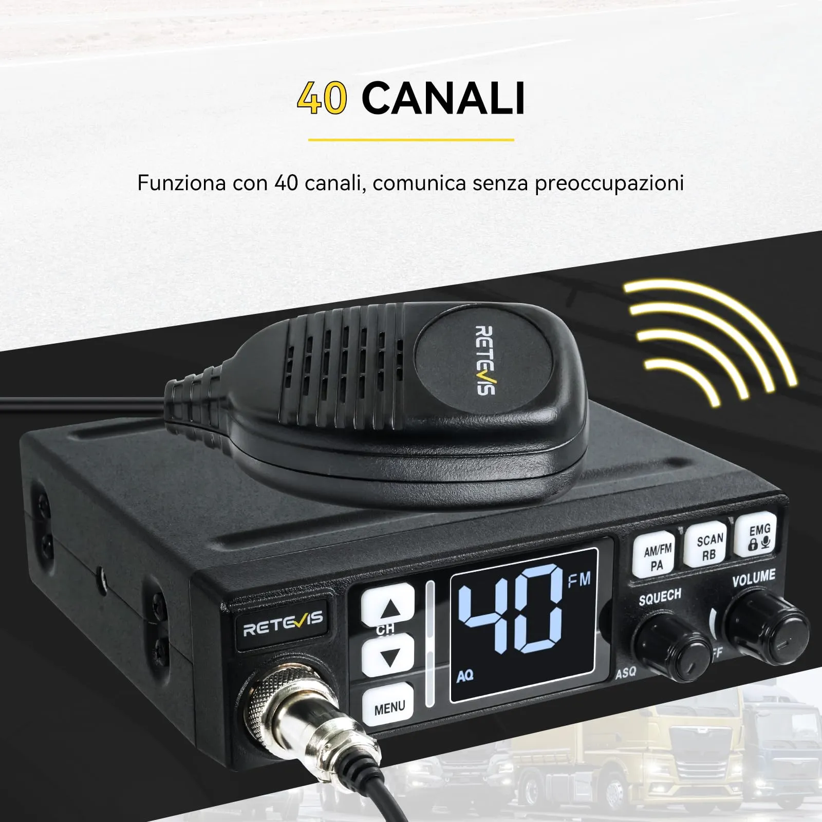 Retevis MB63 CB Radio Kit with Antenna - immagine 3