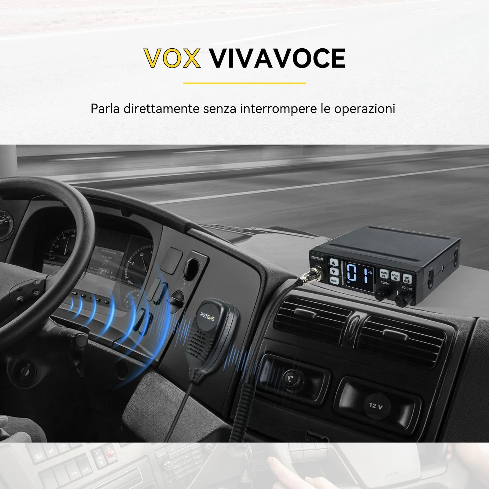 Retevis MB63 CB Radio Kit with Antenna - immagine 5