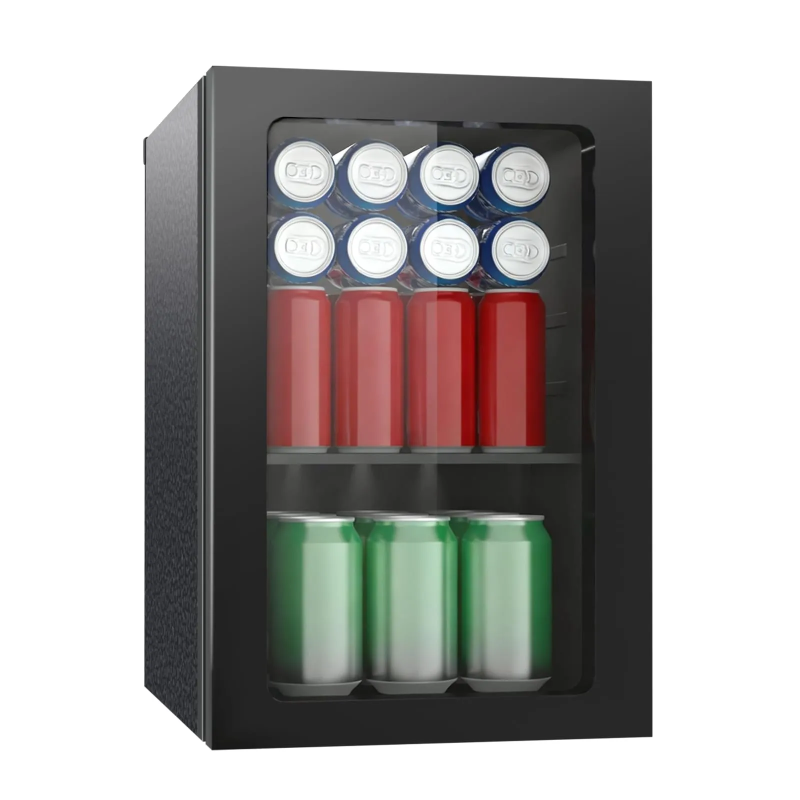 DollarDash Mini Frigorifero per Bevande 20L Nero HA209B, Capacità 24 Lattine, Porta Trasparente e Ripiani Regolabili - immagine 1