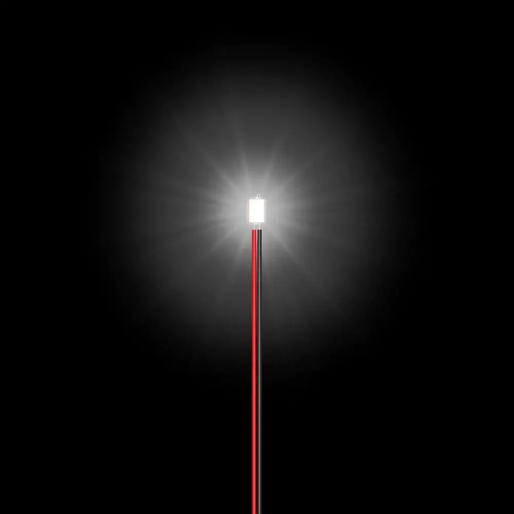 Zenovate 30 Pezzi Micro LED SMD 0805 Pre-cablati 3V, 16 cm - immagine 4