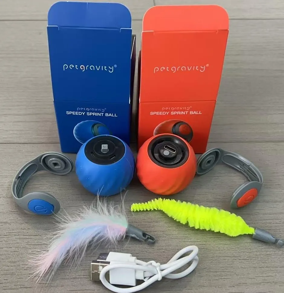 NEOVSUNY Giocattolo Interattivo per Gatti, Palla Elettrica Ricaricabile USB - immagine 6