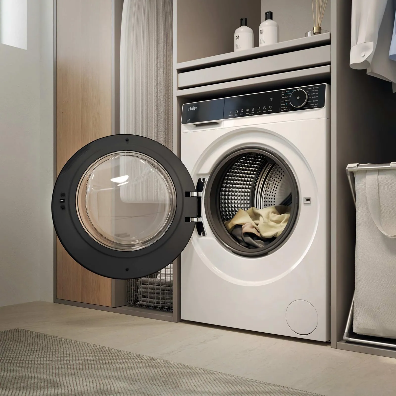 Haier X Serie 5 Lavatrice 12 Kg, 1400 Giri, Classe A-30%, Bianca HW120-BP14357UIT - immagine 12