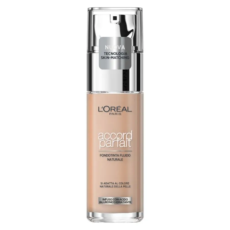 L'Oréal Paris Accord Parfait Fondotinta Liquido, Rose Vanilla 2R/C, 30 ml - immagine 1