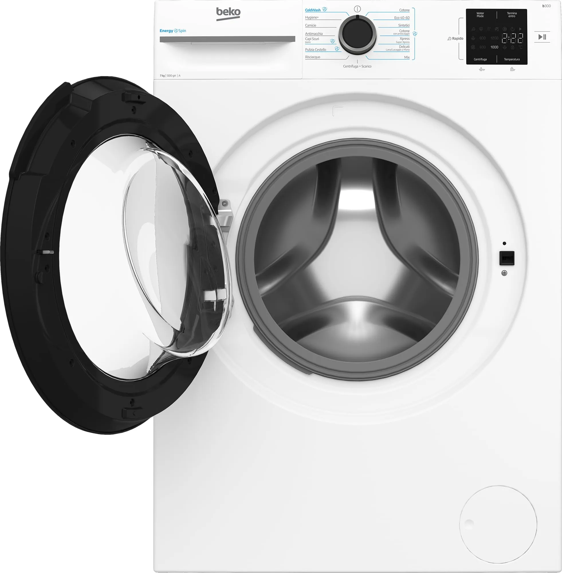 Beko BMSMW7126EB Lavatrice Slim 7 kg Classe A - immagine 2
