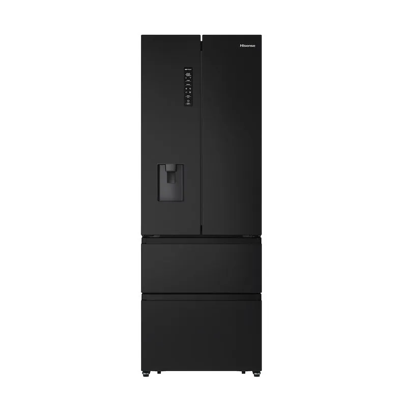 Hisense RF632N4WFE1 Frigorifero French Door, 485 Litri, Ridotta Profondità 70 Cm, Black, Metal Cooling, Total No Frost, Classe Energetica E - immagine 1