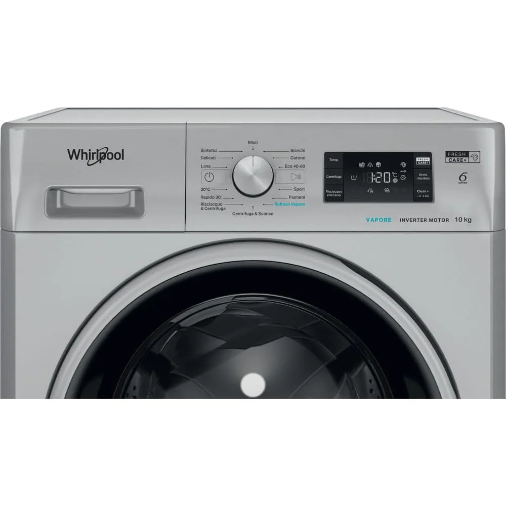 Whirlpool FFB 108 Silver IT Lavatrice 10 kg Carica Frontale Classe A - immagine 3
