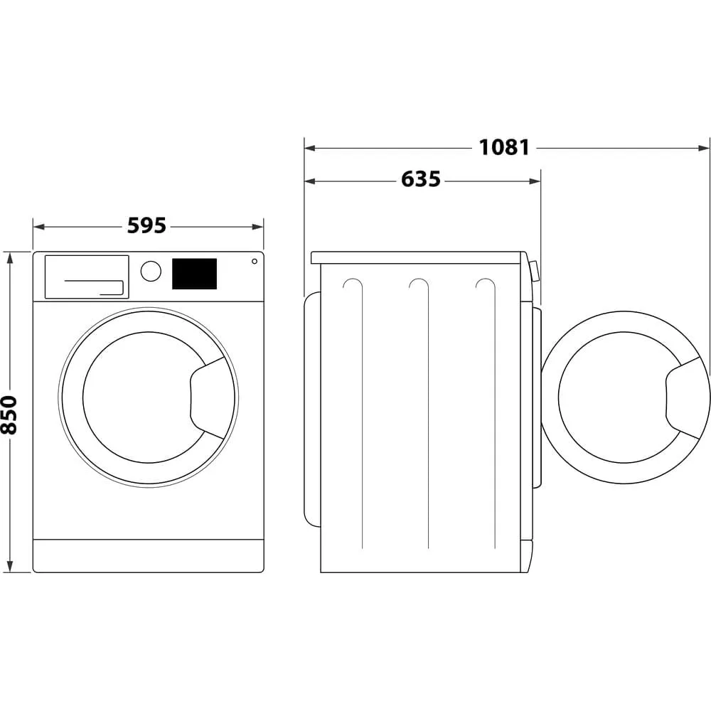 Whirlpool FFB 108 Silver IT Lavatrice 10 kg Carica Frontale Classe A - immagine 5