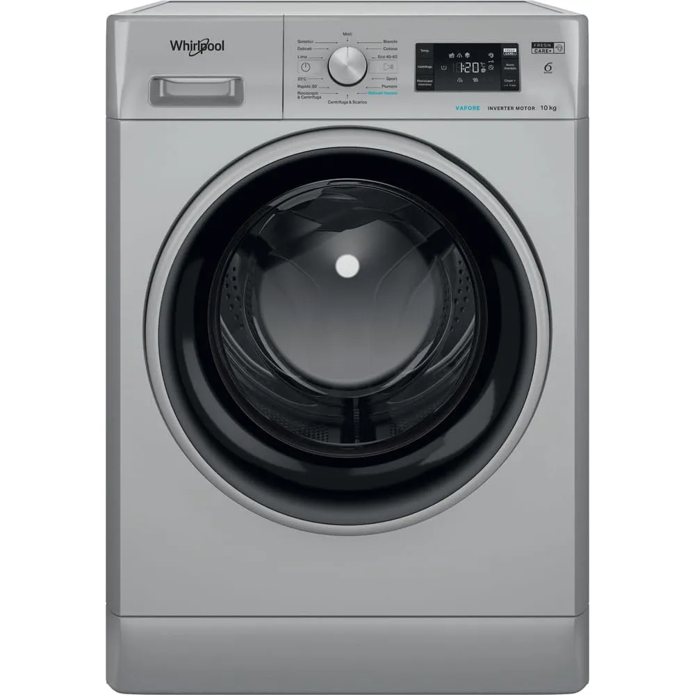 Whirlpool FFB 108 Silver IT Lavatrice 10 kg Carica Frontale Classe A - immagine 7