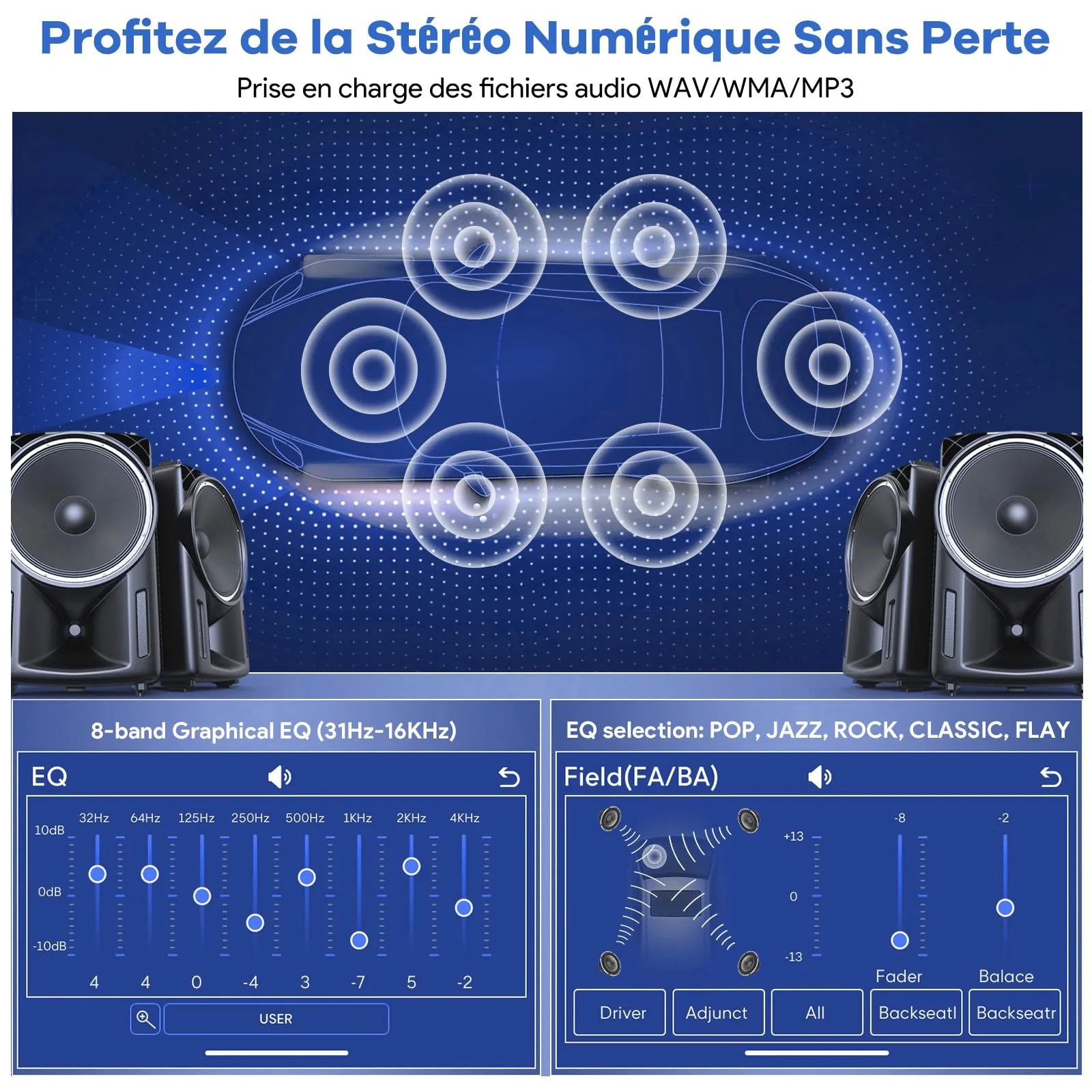 Wistrue Autoradio Bluetooth RDS AM/FM con Frontalino Estraibile - immagine 7