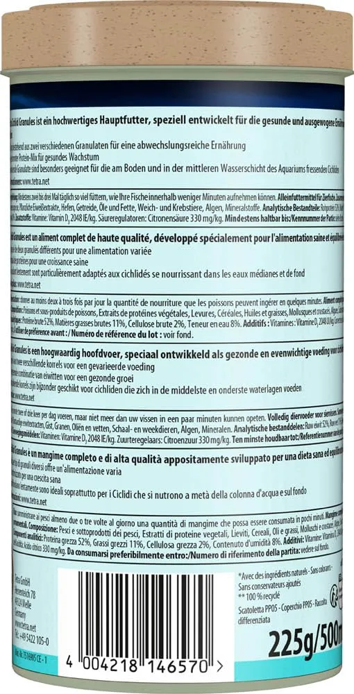 Tetra Cichlid Granules 500 ml - immagine 11