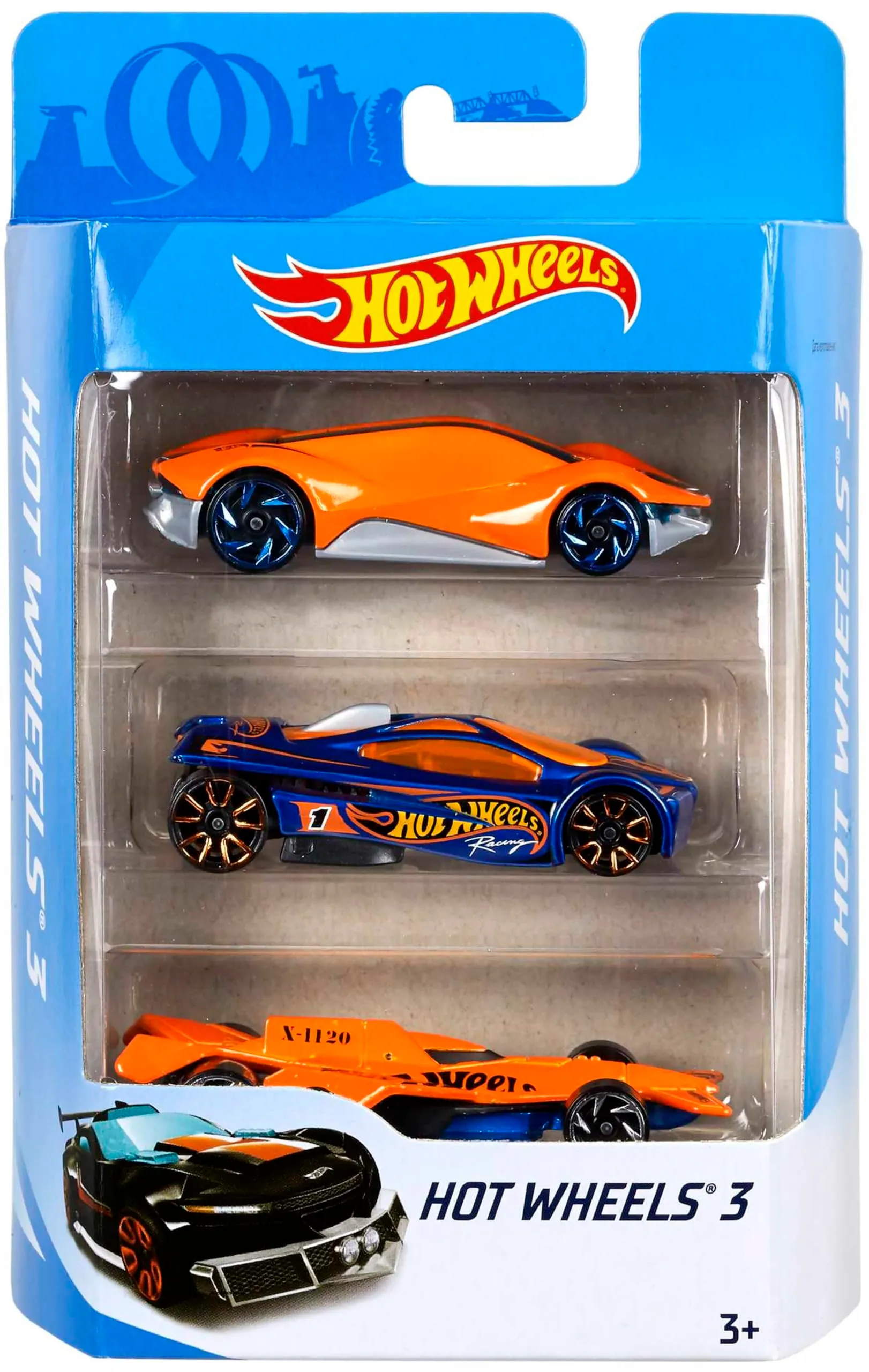 Hot Wheels Confezione da 3 macchinine in scala 1:64, K5904 - immagine 7