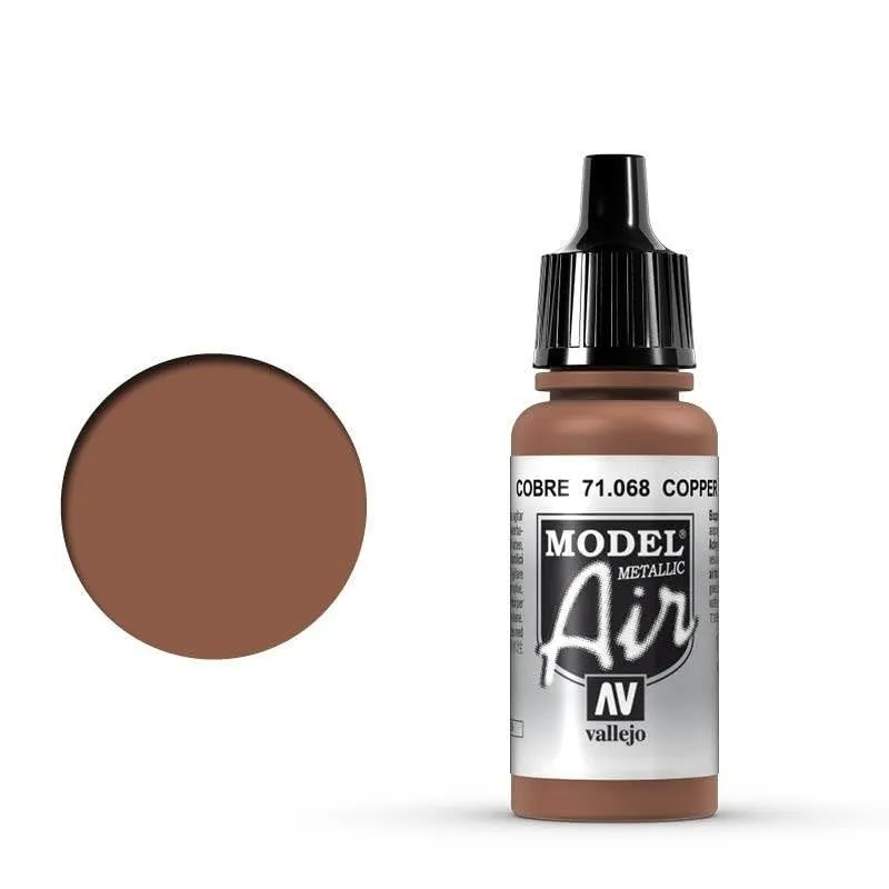 Vallejo Model Air Metallic Copper 71068 (17ml) - immagine 2