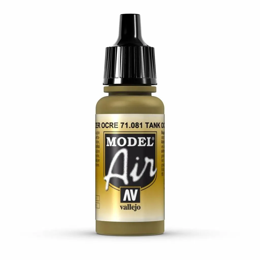 Vallejo Model Air Tank Dark Yellow 71081 (17ml) - immagine 2