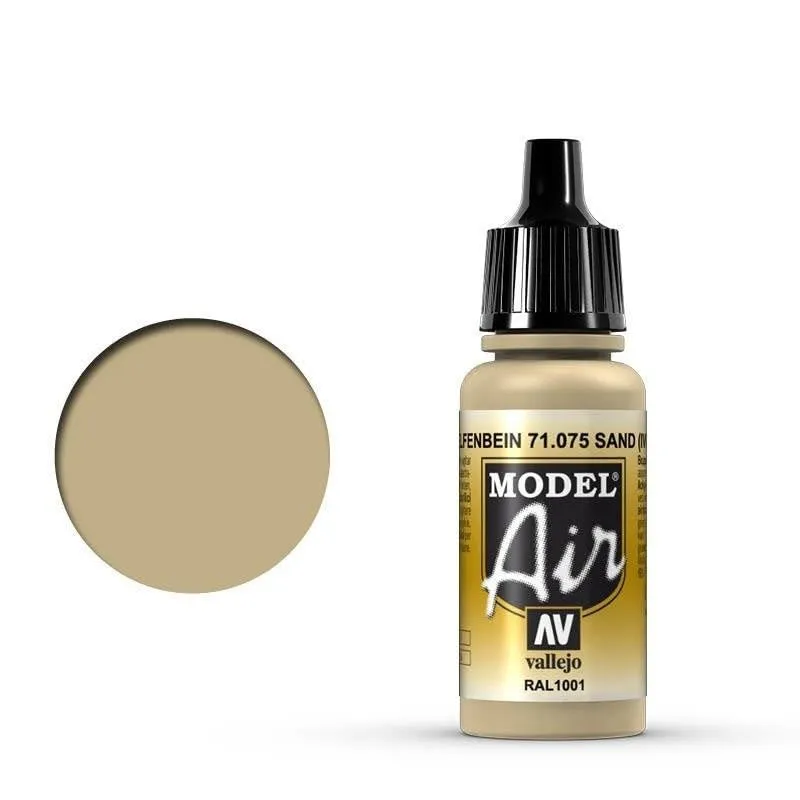 Vallejo Model Air Acrylic Color, Ivory (Sand), 17 ml - immagine 2
