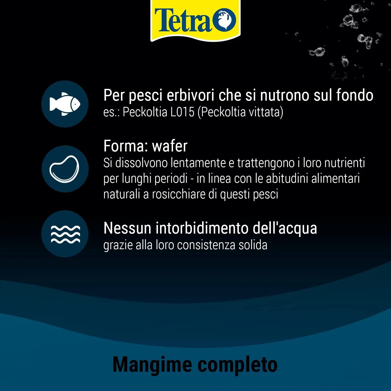 Tetra Pleco Veggie Wafers 105 g - immagine 5