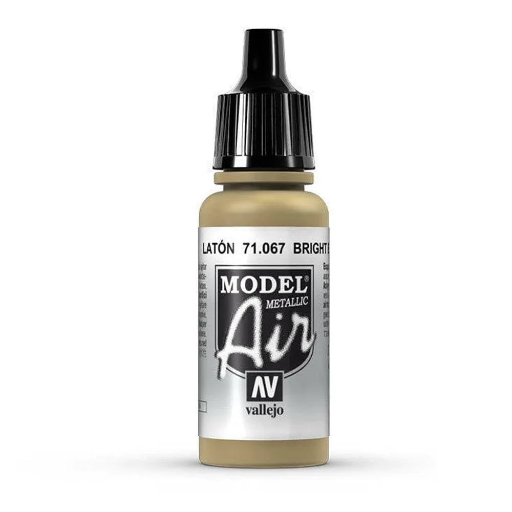 Vallejo Model Air Metallic Bright Brass 71067 (17ml) - immagine 2