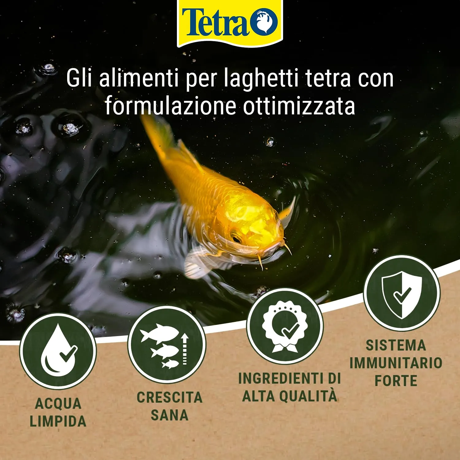 Tetra Pond Flakes Mangime per Pesci in Fiocchi, 10 L - immagine 6