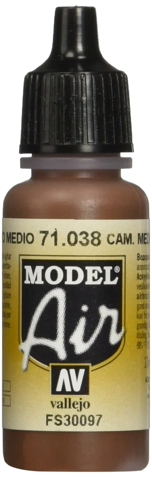 Vallejo Model Air Camouflage Medium Brown 71038 (17ml) - immagine 1