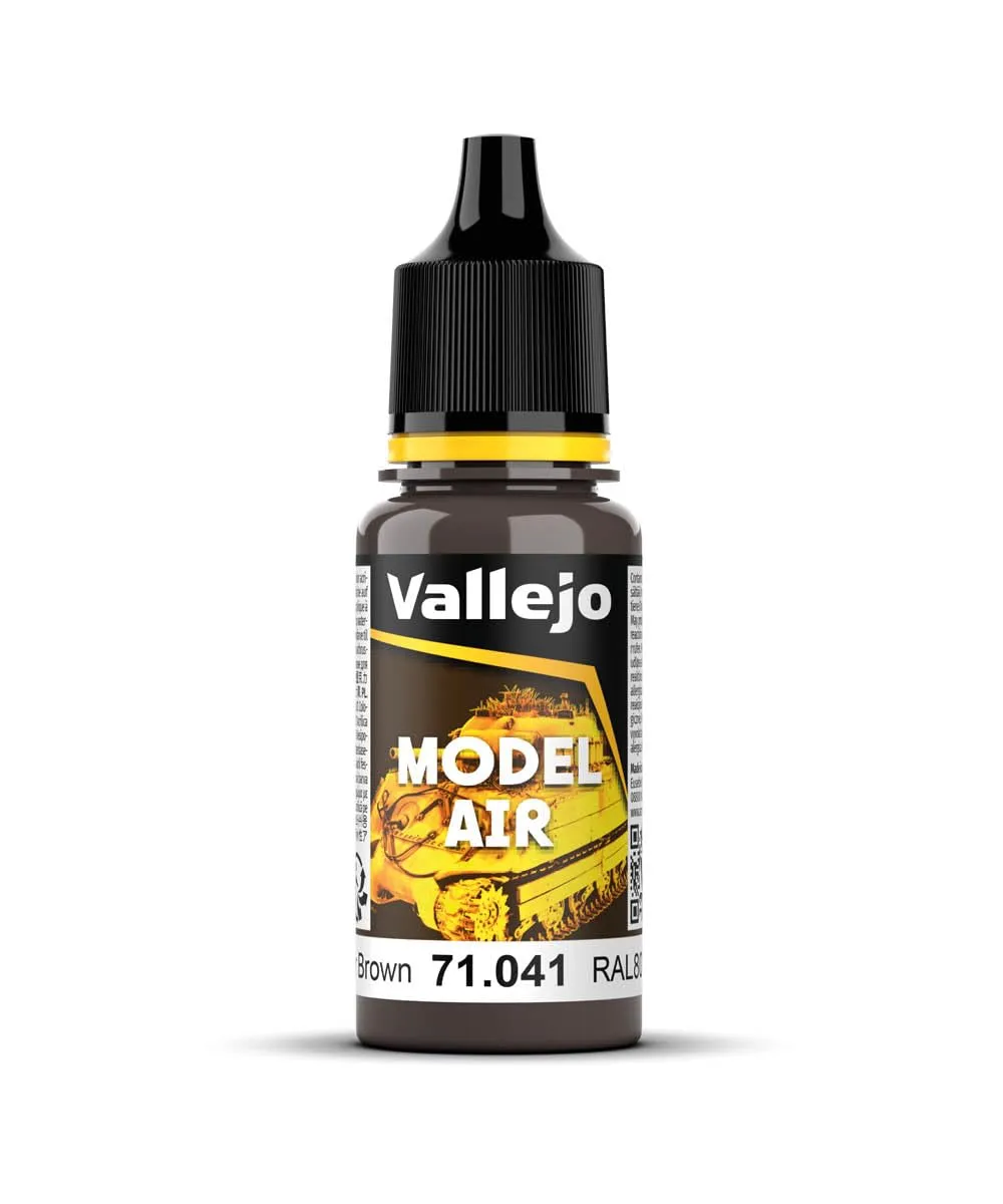 Vallejo Model Air RAL8017 Rotbraun, Pintura Acrilica Opaca per Aerografo, 18 ml - immagine 1