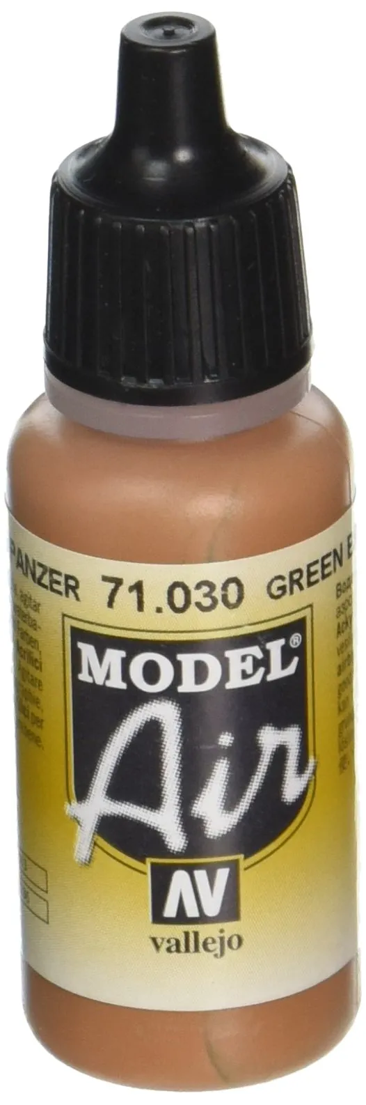 Vallejo Model Air Acrylic Paint, 17 ml, Verde Marrone - immagine 1
