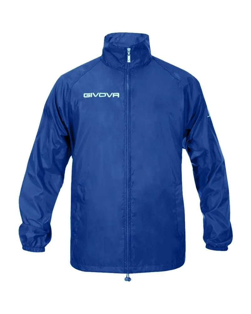 Givova Rain Basico Giacca Antivento Azzurro RJ001 XS - immagine 3
