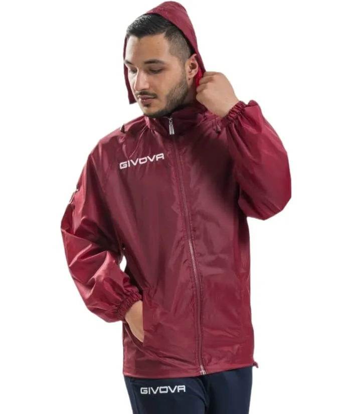 Givova Rain Basico Granata RJ001 - immagine 2