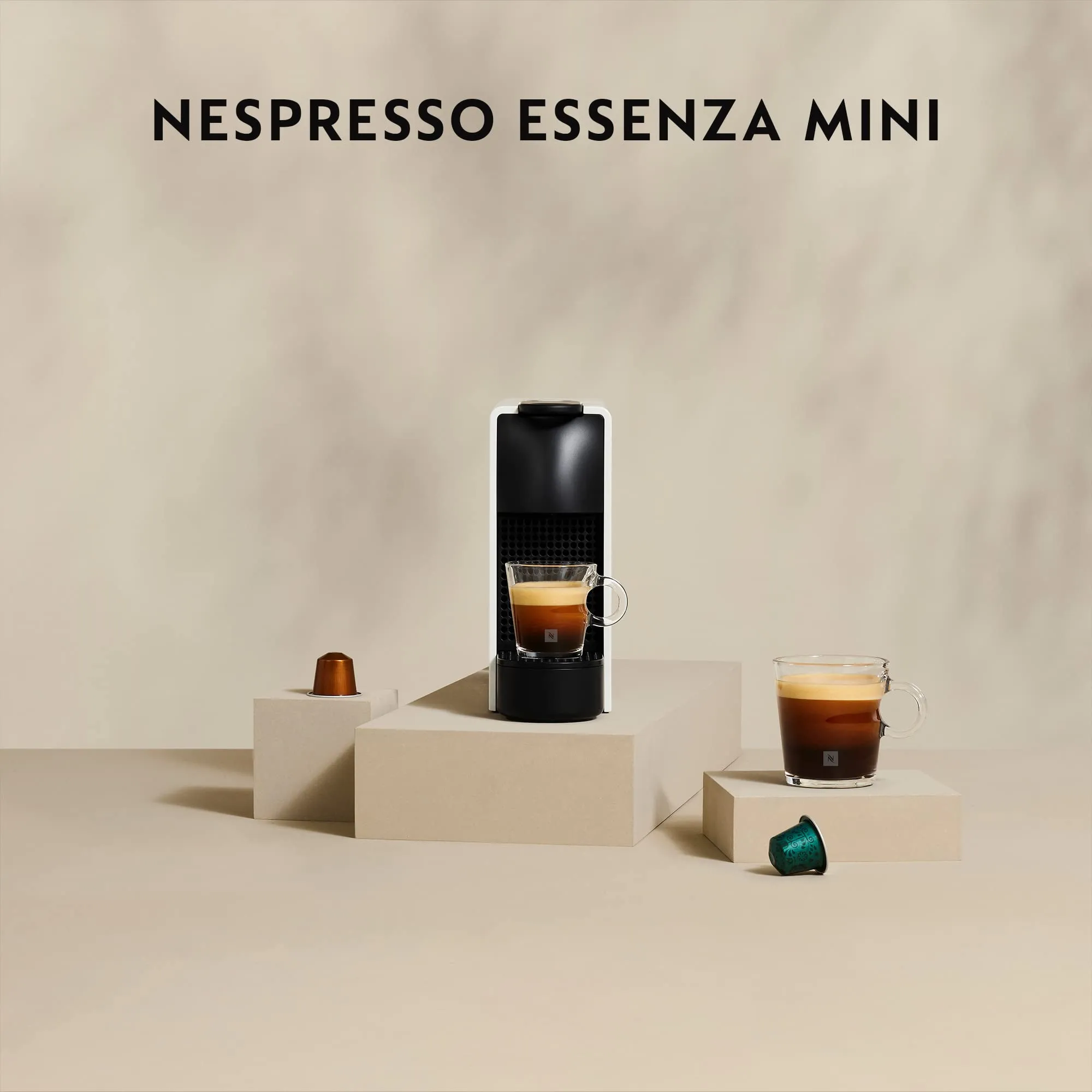 Krups Nespresso Essenza Mini Macchina da Caffè Bianco XN1101 - immagine 6