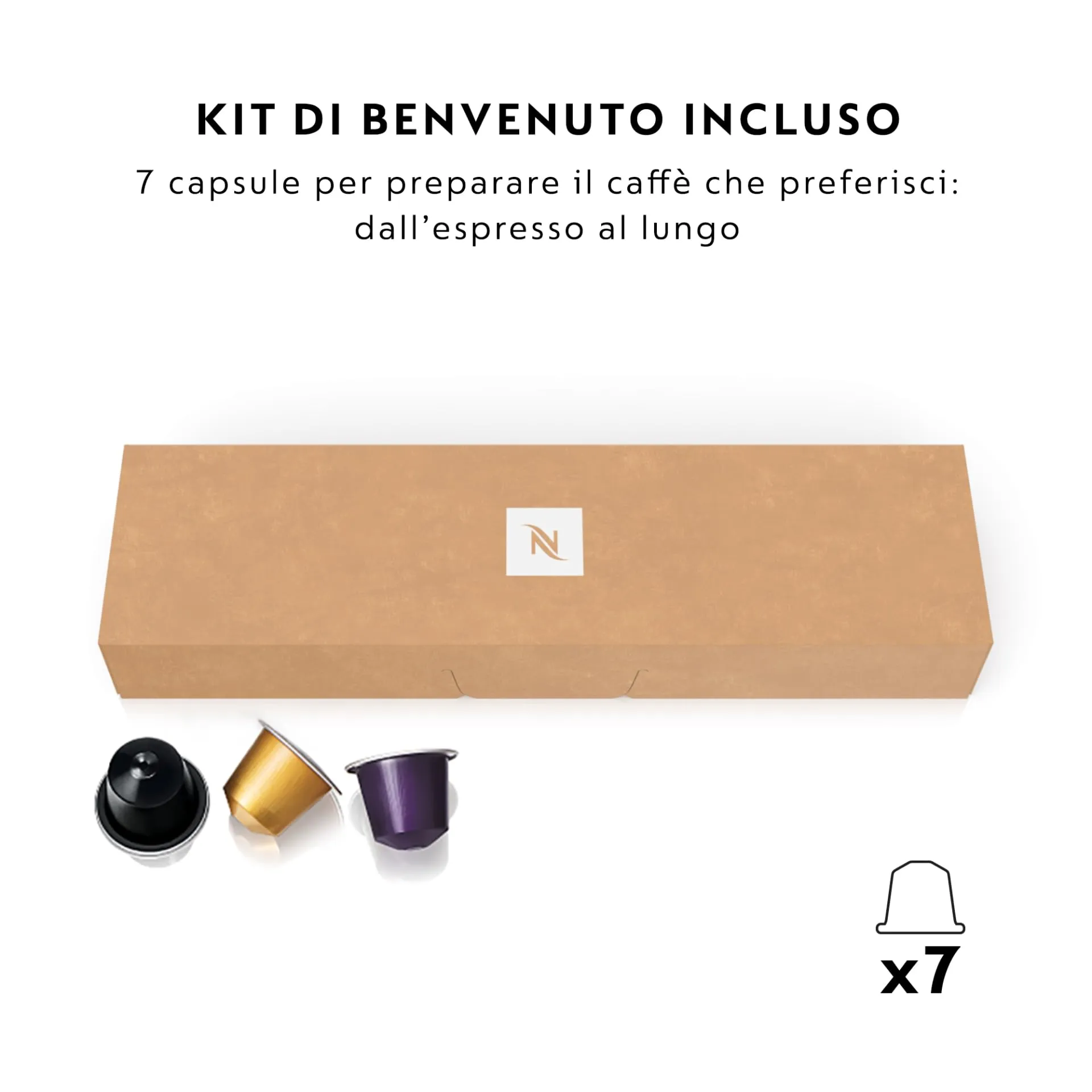 DeLonghi EN 167 W Nespresso Coffee Maker, White - immagine 7