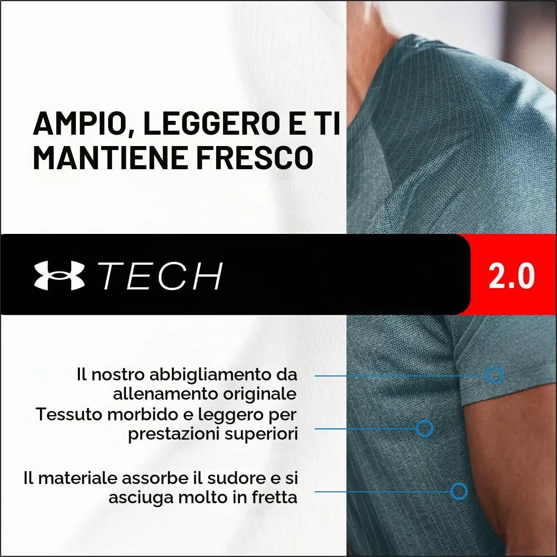UA Tech 2.0 SS Tee - immagine 8