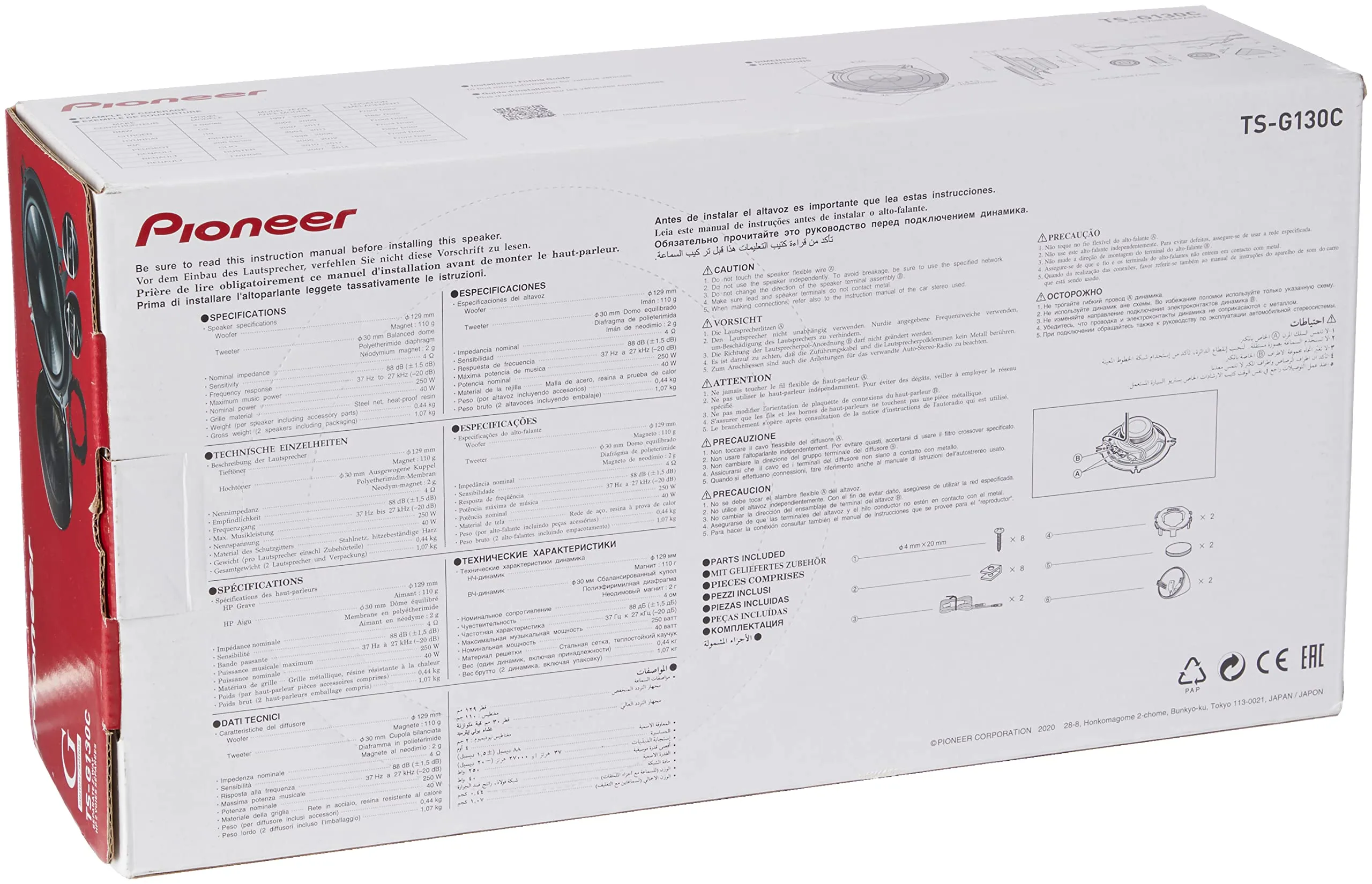 Pioneer TS-G130C Altoparlante Componente a 2 Vie 13 cm - immagine 4