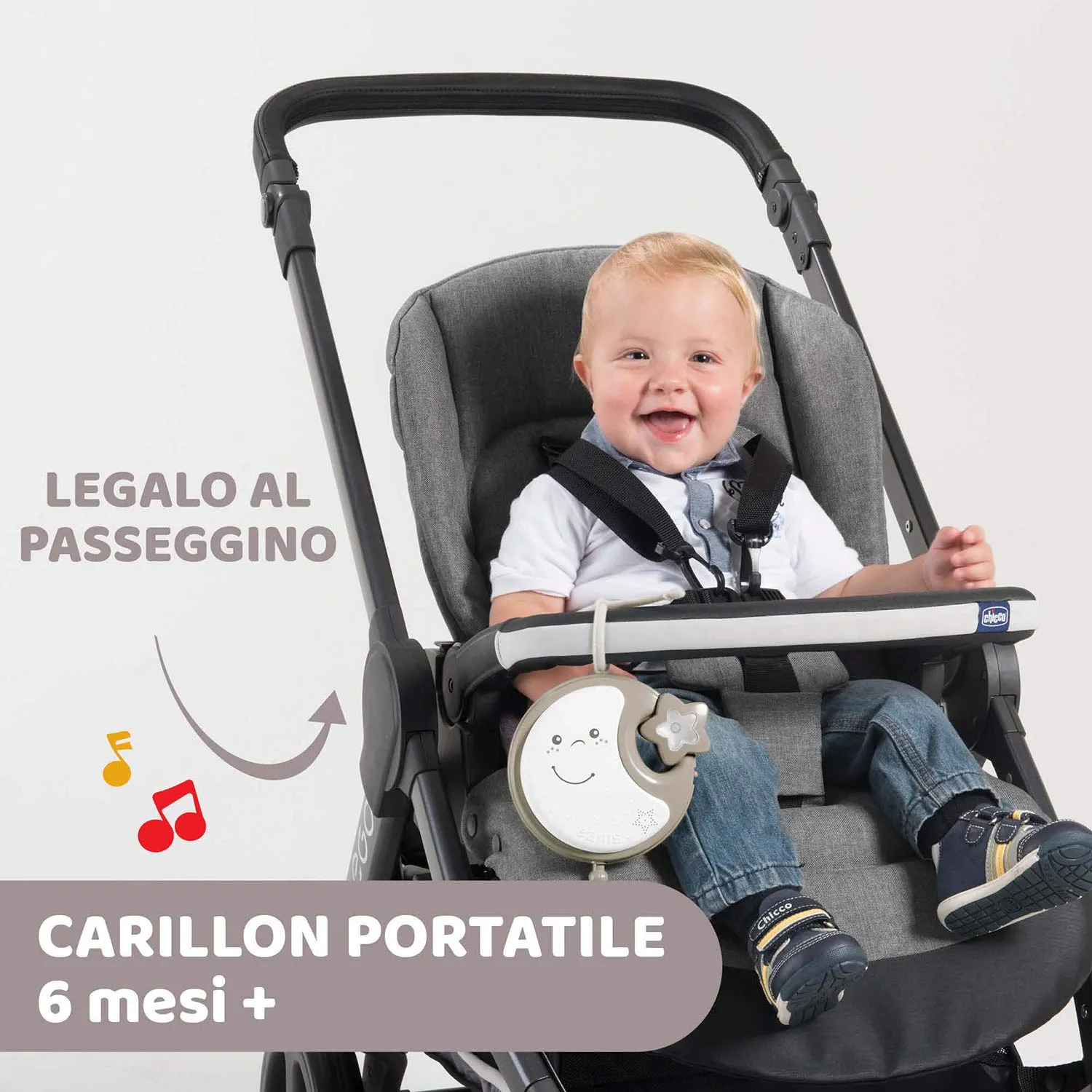 Chicco Next2Dreams Giostrina Neonato 3in1 per Culla e Lettino, Neutro - immagine 9