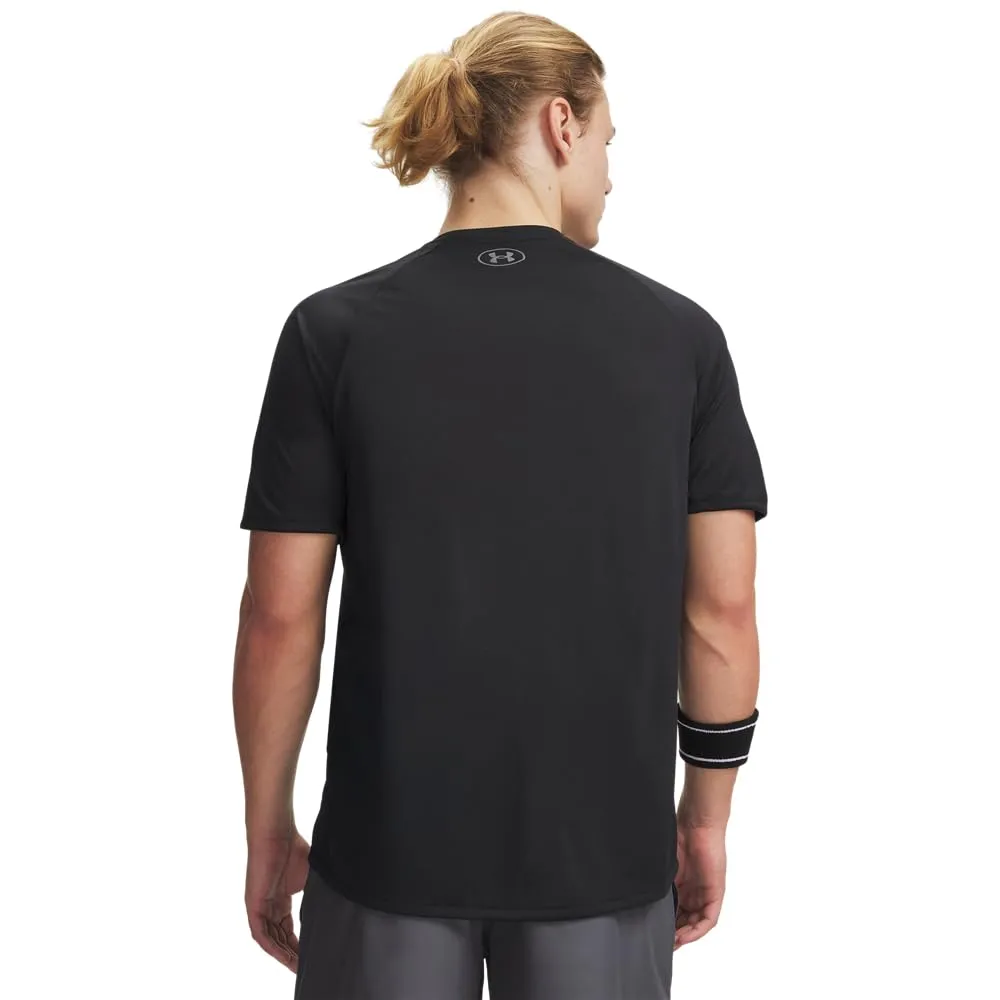 Under Armour Men's Tech 2.0 Short Sleeve T-Shirt - Black/Graphite - 4XL - immagine 2