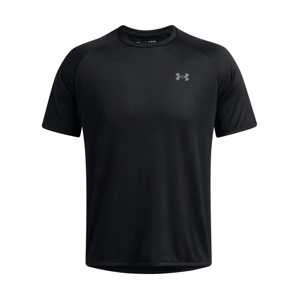 Under Armour Men's Tech 2.0 Short Sleeve T-Shirt - Black/Graphite - 4XL - immagine 3