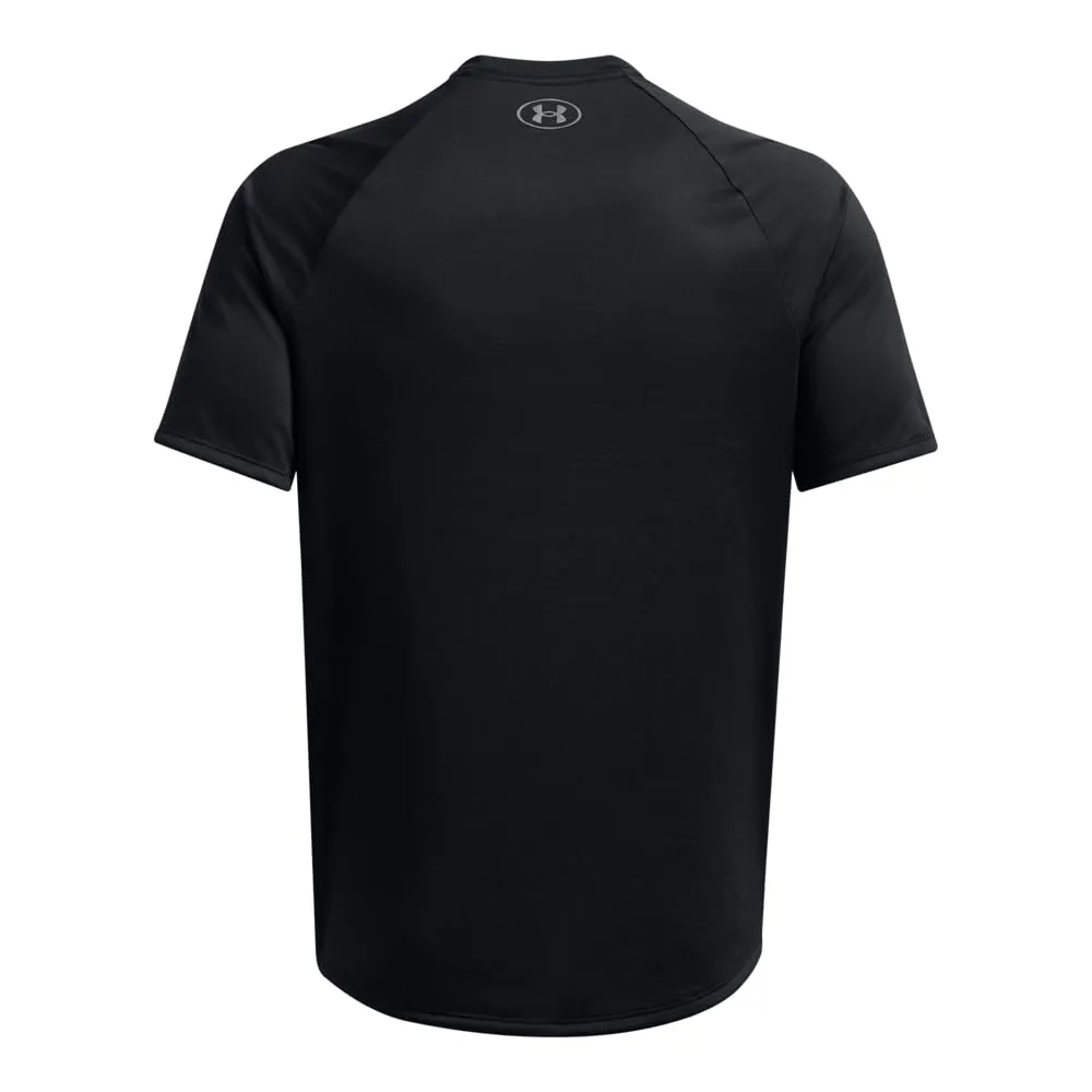 Under Armour Men's Tech 2.0 Short Sleeve T-Shirt - Black/Graphite - 4XL - immagine 4