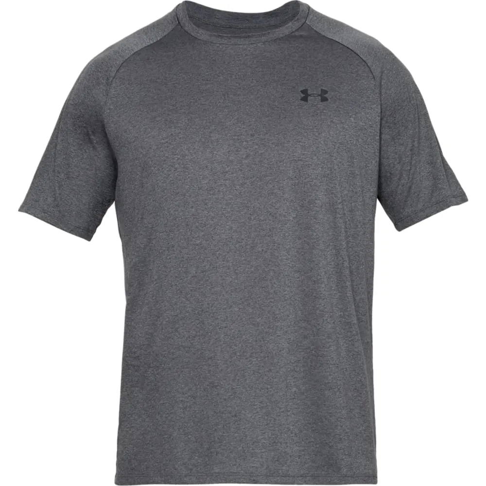 Under Armour UA Tech 2.0 SS Tee - Carbon Heather/Black - immagine 1