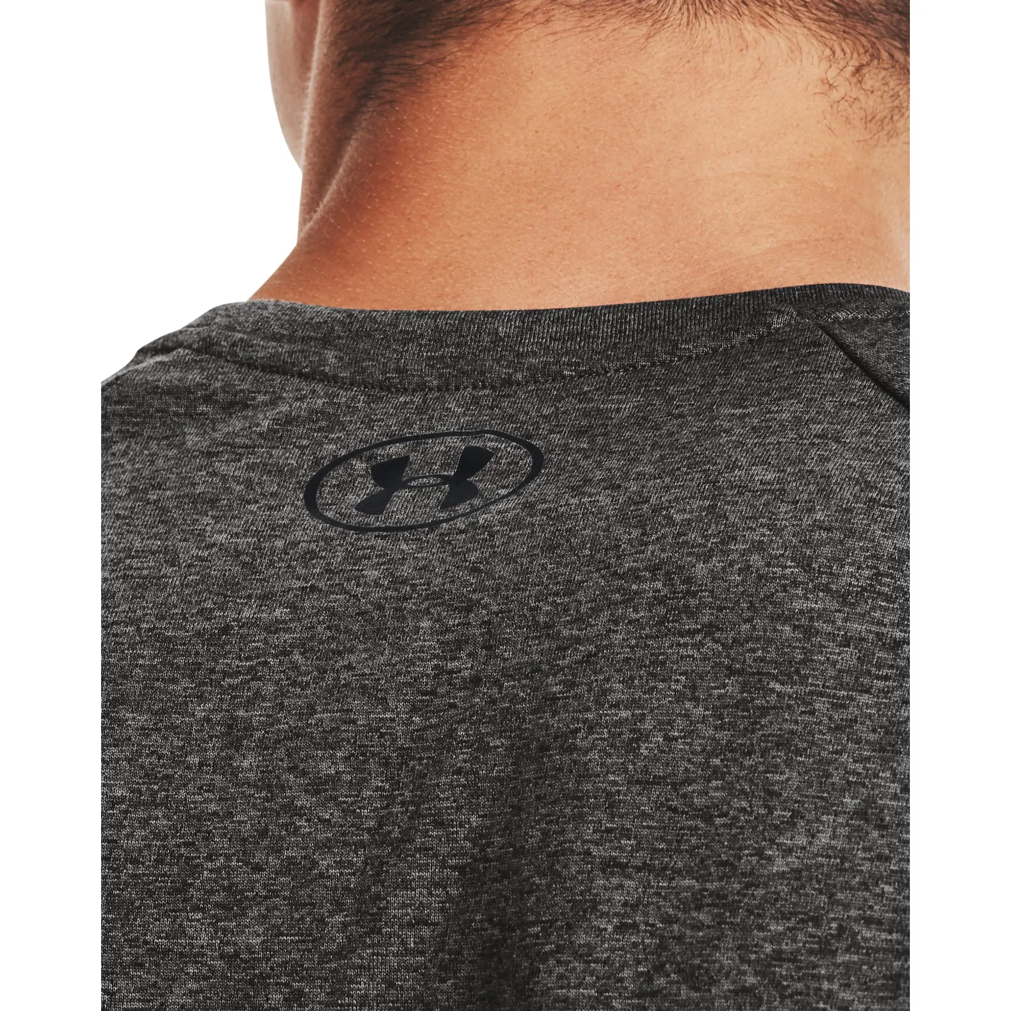 Under Armour UA Tech 2.0 SS Tee - Carbon Heather/Black - immagine 7