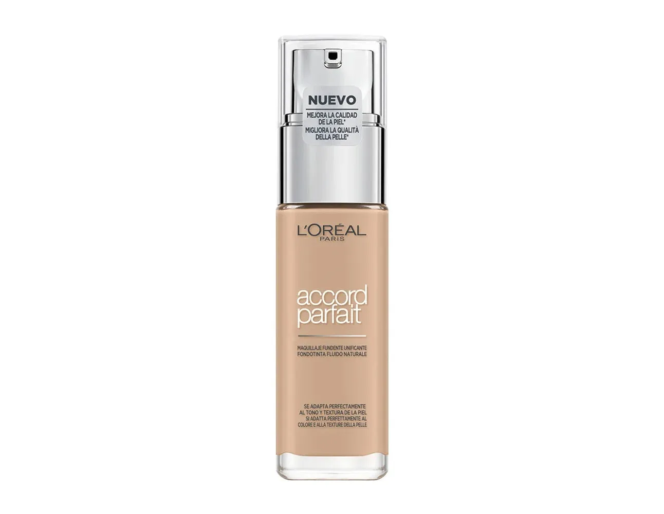 L'Oréal Paris Accord Parfait Fondotinta Liquido, 2N Neutro, 30 ml - immagine 1
