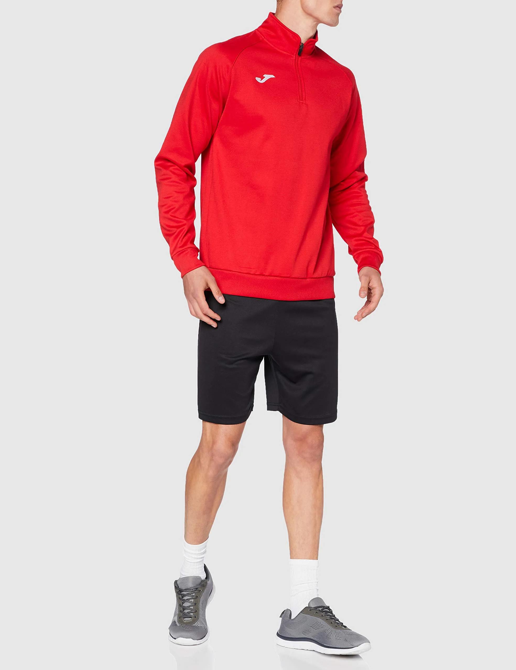 Joma Felpa Faraon Mezza Cerniera Uomo Rosso 5XS 6 Anni - immagine 3