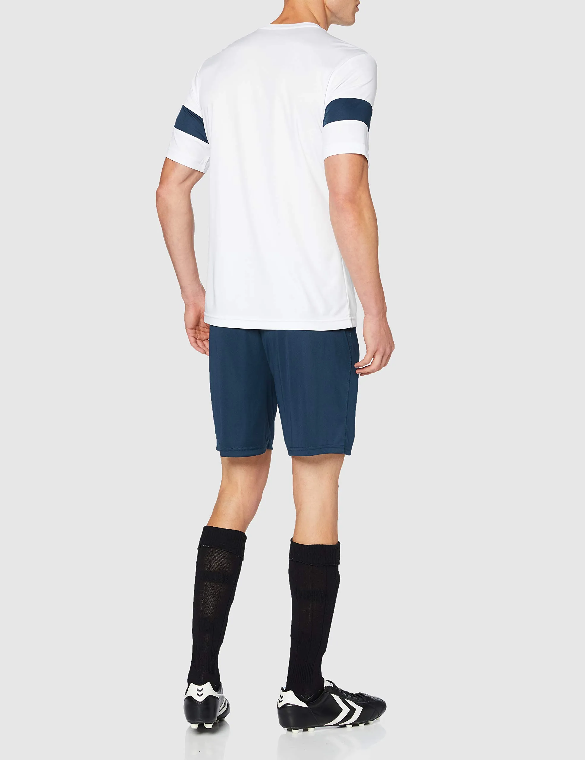 Joma Academy II Training Suit for Men, White/Navy Blue, 2XL-3XL - immagine 5