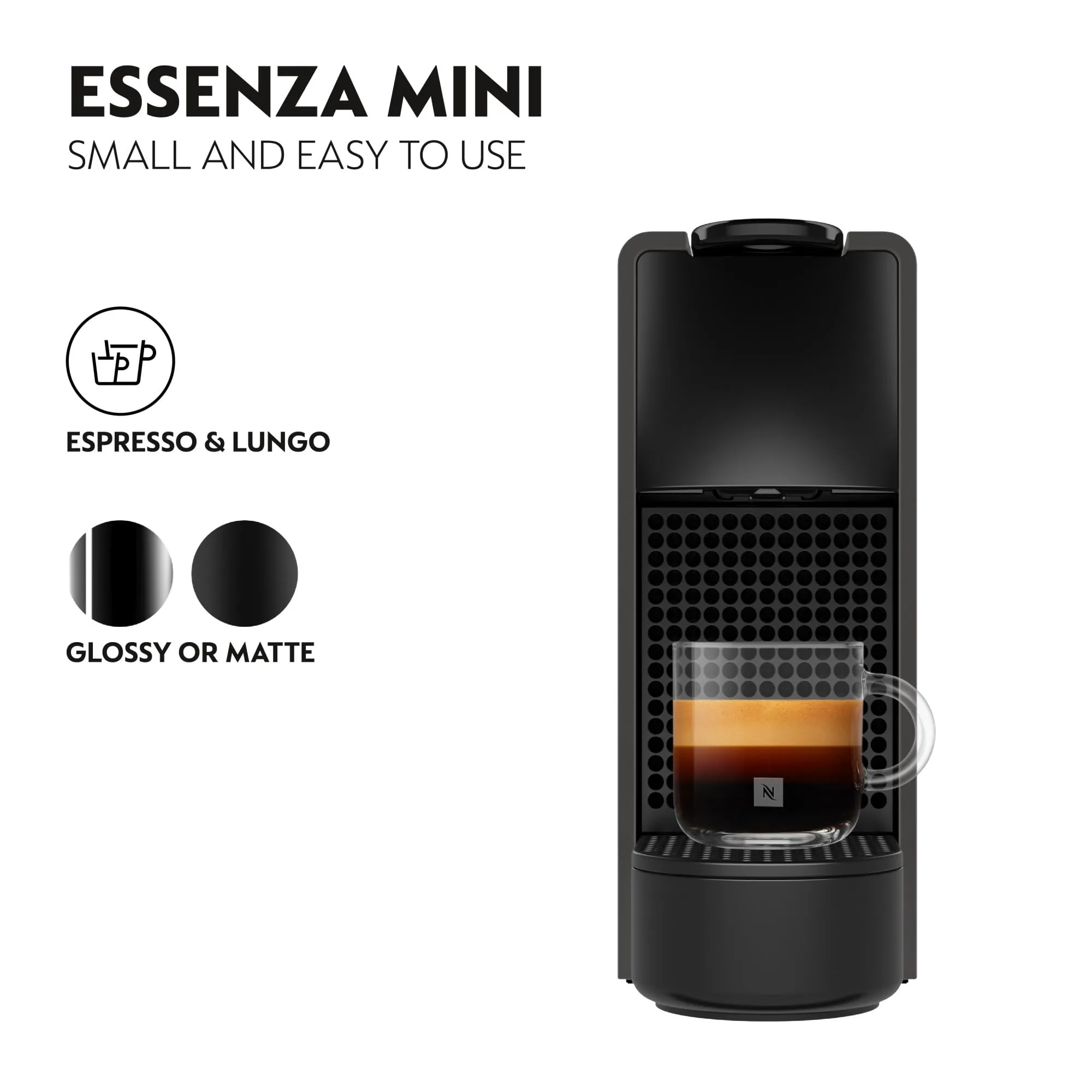 Krups Essenza Mini Macchina da Caffè Antracite XN110N - immagine 4
