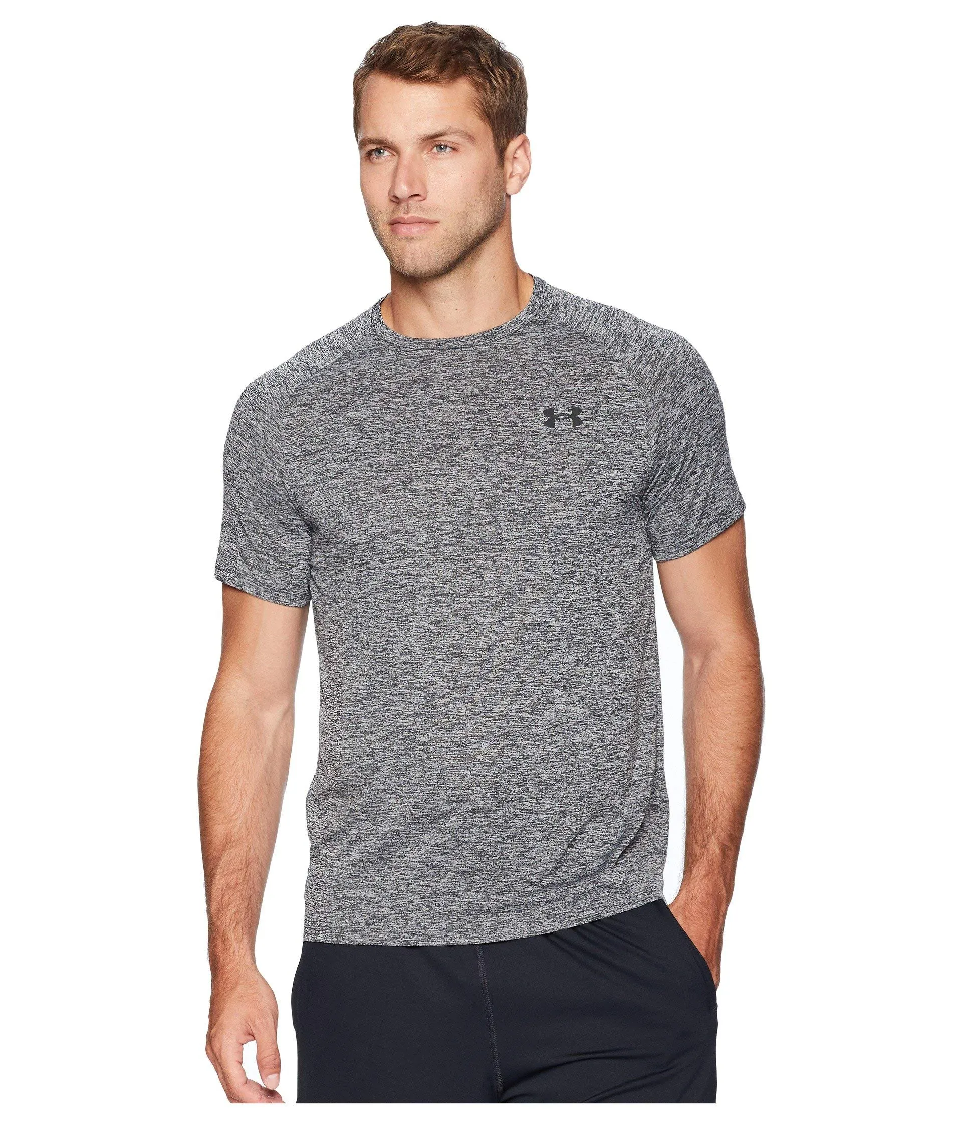 Under Armour Tech Maglietta Manica Corta Uomo, Nero, XS - immagine 2