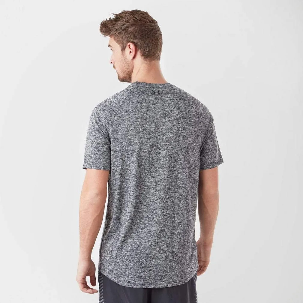 Under Armour Tech Maglietta Manica Corta Uomo, Nero, XS - immagine 3
