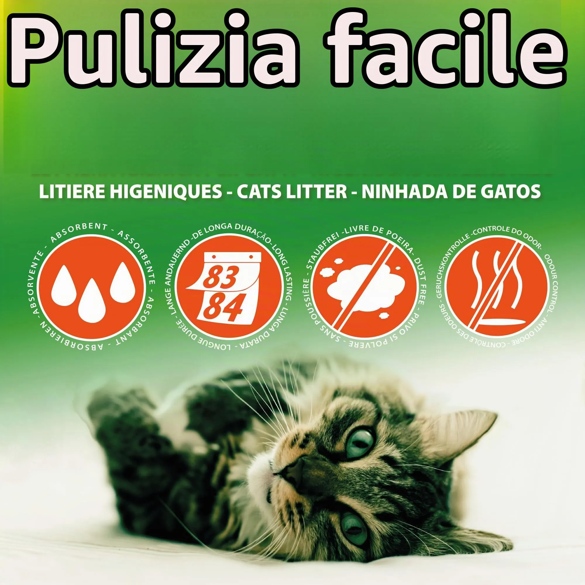 Croci Easy Clean Lettiera Gatto in Cristalli di Silicio, 3,6 Lt - immagine 2