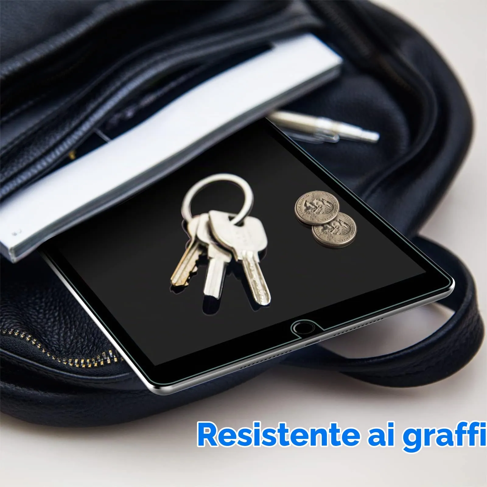 JETech Pellicola Protettiva in Vetro Temperato per iPad 9ª/8ª/7ª Gen 10,2" - immagine 4